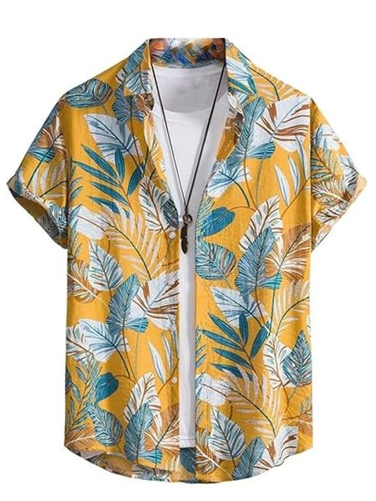 Leriya Fashion for Casual Stylish Printed Regular Fit | Men Formal Half Sleeve Shirt